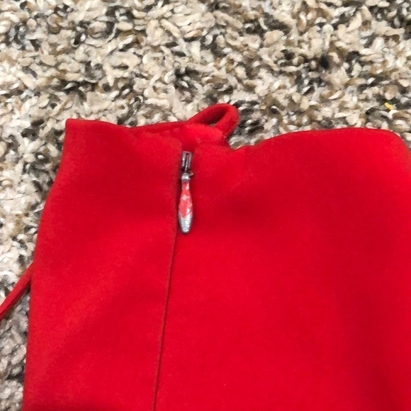 Badgley Mischka Odessa Crossover Cut Out Sides Dress Size 4 - Picture 6 of 11